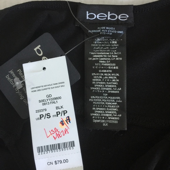 Bebe Keyhole Cutout Body con Dress - Picture 8 of 8